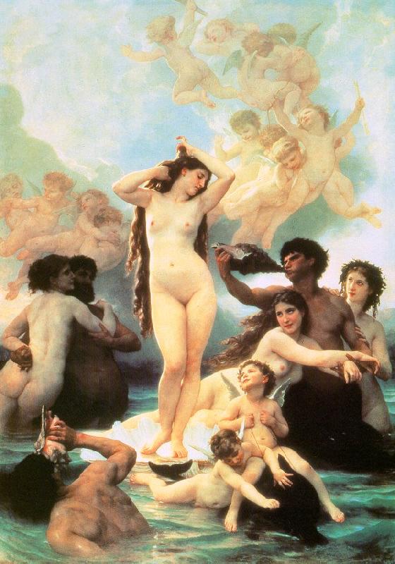 Adolphe William Bouguereau The Birth of Venus oil painting image